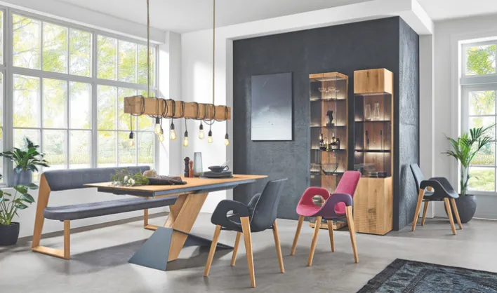 hartmann Vitrine VARA RII Kerneiche Umato sägerau