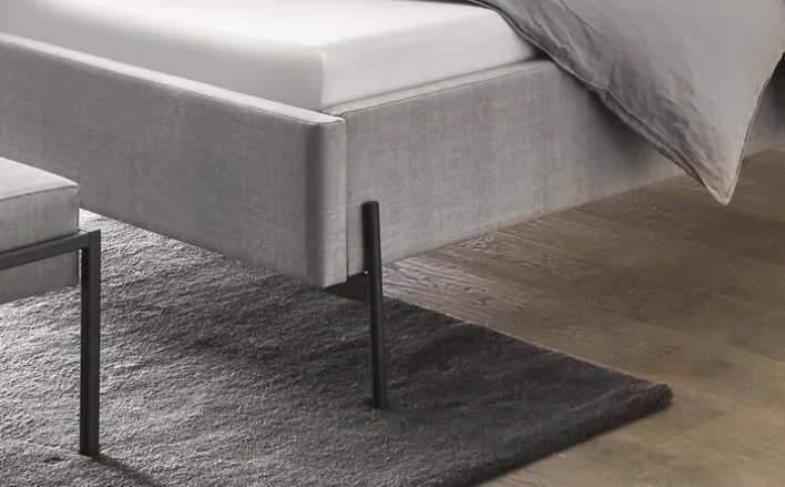 HASENA Bettgestell GLORIA 140 x 200 cm grau