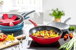 HATEX Pfanne NORA 24 cm Alu grau