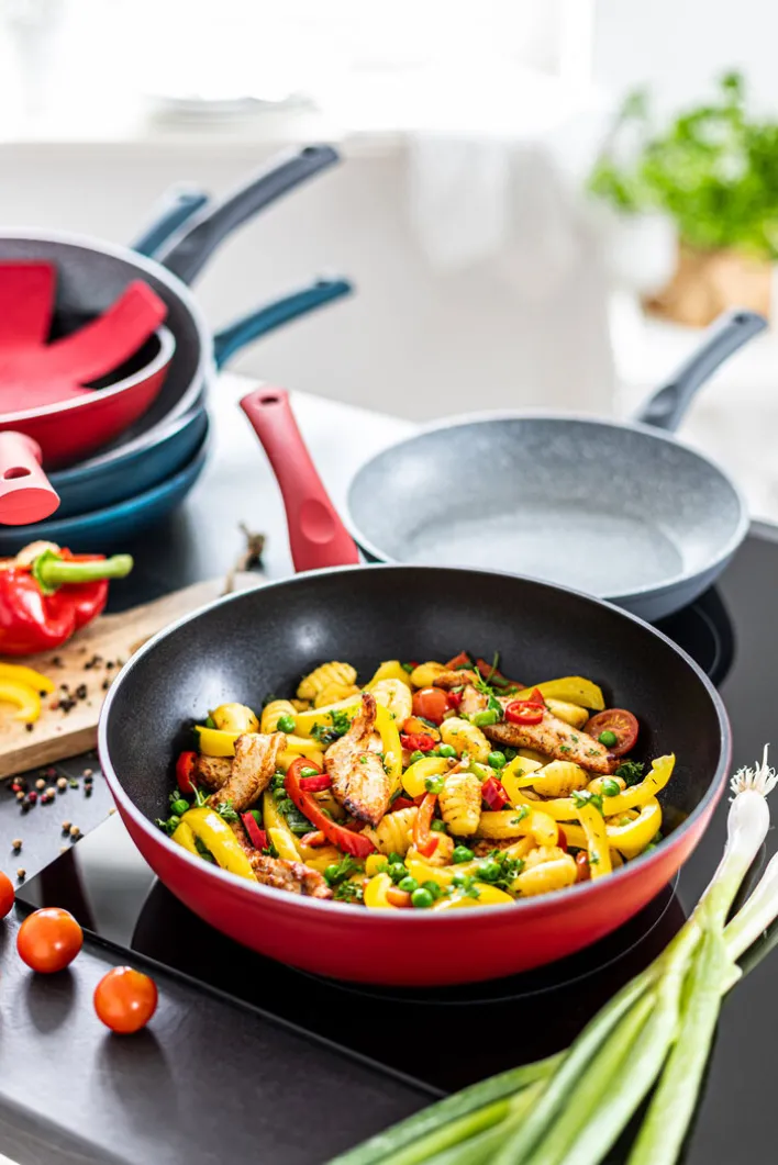 HATEX Wok NORA 28 cm Alu petrol