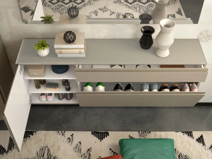 HAUKE HENDRIKS Schuhschrank GARDASEE taupe