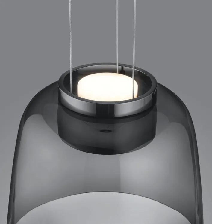 helestra LED Pendelleuchte ODA schwarz