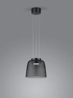 helestra LED Pendelleuchte ODA schwarz