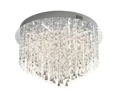 HELL LED Deckenlampe PALACE chromfarbig