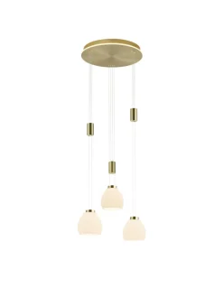 HELL LED Pendellampe SAM 43 cm messingfarbig