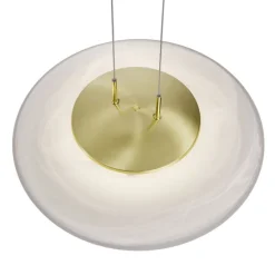 HELL LED Pendelleuchte FINDUS messing matt