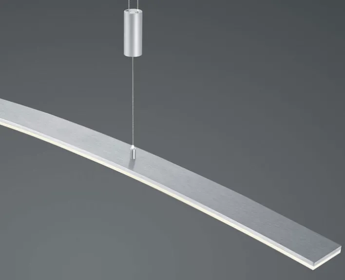 HELL LED Pendelleuchte NEW LOIRE 100 cm alufarbig