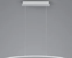 HELL LED Pendelleuchte SIRA130 cm alufarbig eloxiert