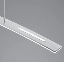 HELL LED Pendelleuchte SIRA130 cm alufarbig eloxiert