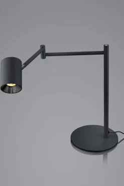 HELL LED Tischlampe PEPE 44 cm schwarz