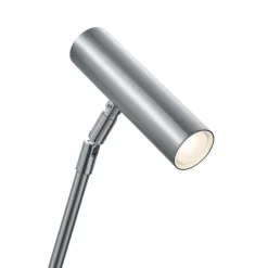 HELL LED Tischlampe TOM nickelfarbig /chromfarbig