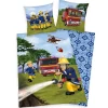 HERDING Kinder-Renforcé-Bettwäsche FEUERWEHRMANN SAM 135 x 200 cm mehrfarbig