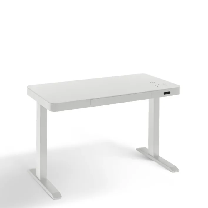 Höhenverstellbarer Schreibtisch BONMEDICO MOVU II weiß