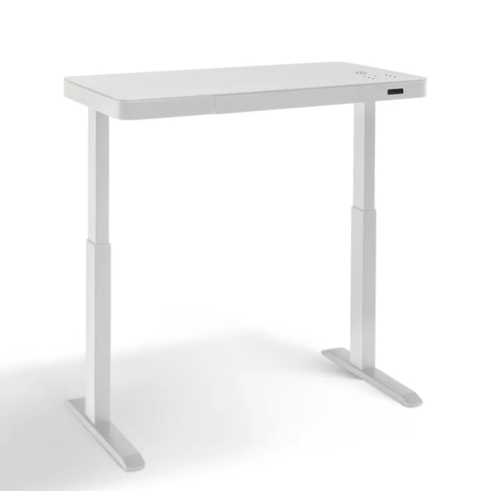 Höhenverstellbarer Schreibtisch BONMEDICO MOVU II weiß