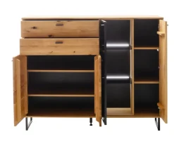 Highboard AREZZO Wildeiche 150 x 120 cm