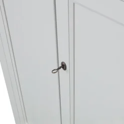 Highboard EVA 93 x 150 cm Kiefer teilmassiv nebelweißes Finish