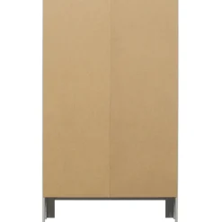 Highboard EVA 93 x 150 cm Kiefer teilmassiv nebelweißes Finish