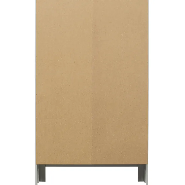 Highboard EVA 93 x 150 cm Kiefer teilmassiv nebelweißes Finish