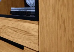 Highboard MILO 163 x 147 cm Eiche teilmassiv