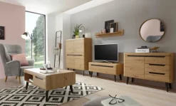 Highboard TORGE 134 cm Artisan Eiche-Dekor