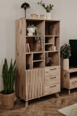 Highboard WELLINGTON 84,5 x 160 cm Schwedeneiche