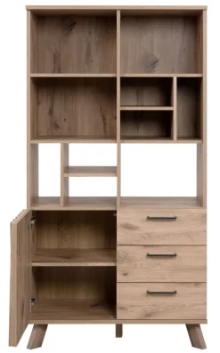Highboard WELLINGTON 84,5 x 160 cm Schwedeneiche