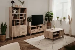 Highboard WELLINGTON 84,5 x 160 cm Schwedeneiche