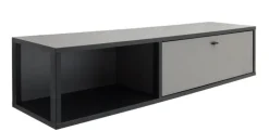Hängeschrank LUXOR 156 x 34 cm Royal grau/ anthrazit
