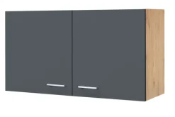 Hängeschrank RALPH San Remo Eiche /grau 100 cm