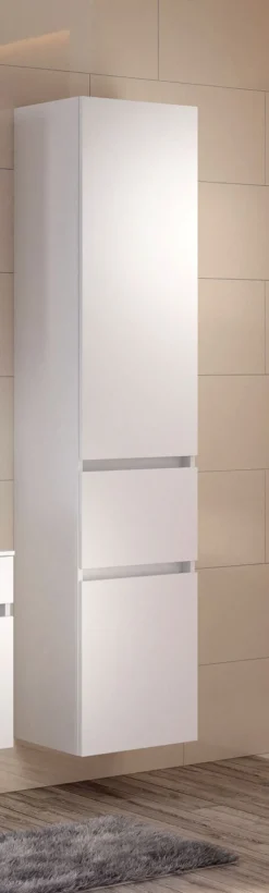 Hochschrank BAABE 40 x 180 cm Weiß matt