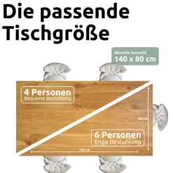 holz4home Esstisch 140 x 80 cm Eiche massiv/Dreieck-Gestell schwarz