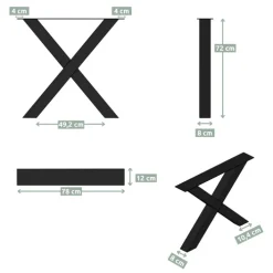 holz4home Esstisch 200 x 100 cm Eiche massiv mit Baumkante