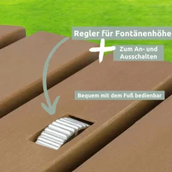 holz4home Gartendusche FLOOR 71 cm WPC