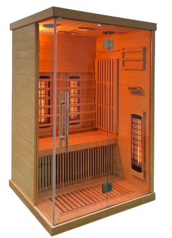 Infrarotsauna SUNRISE M 120x190x105 cm braun