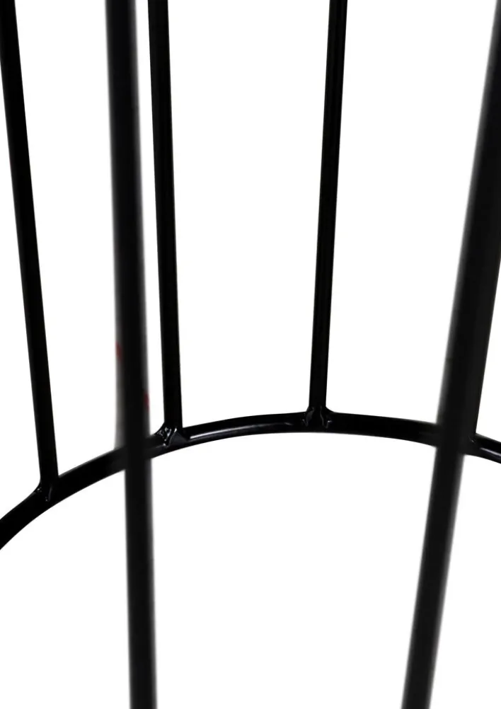 INTERhome Beistelltisch CHUCK Marmor Ø 30 cm Höhe 56 cm Marmor-Dekor Weiß