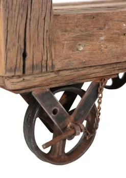 INTERhome Beistelltisch COCINA weiß/ braun