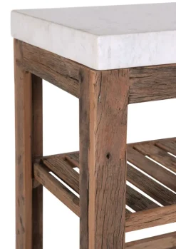 INTERhome Beistelltisch COCINA weiß/ braun