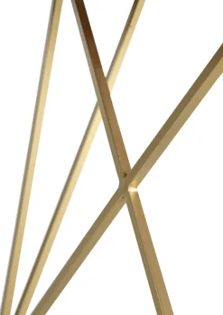 INTERhome Couchtisch LEVI 120 x 60 cm schwarz/ messingfarbig