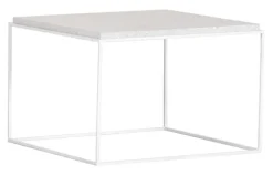 INTERhome Couchtisch TERRAZZO 60 x 60 cm weiß/ grau