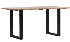 INTERhome Esstisch DOWNTOWN 160 x 90 cm braun/ schwarz