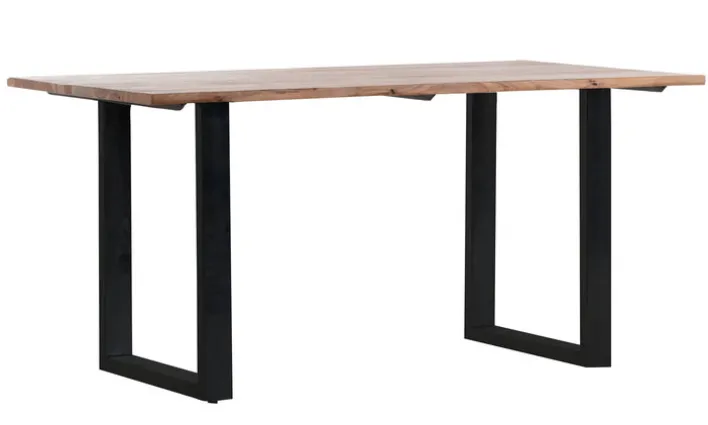 INTERhome Esstisch DOWNTOWN 160 x 90 cm braun/ schwarz