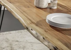 INTERhome Esstisch GRAHAM 140 x 90 cm Akazie massiv/schwarz