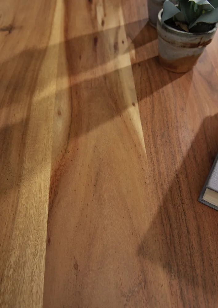 INTERhome Esstisch GRAHAM 140 x 90 cm Akazie massiv/schwarz