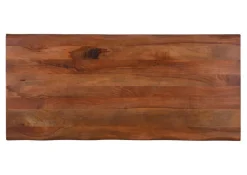 INTERhome Esstisch NORMANDY 200 x 100 cm braun/ schwarz