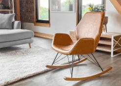 INTERhome Schaukelstuhl THEO braun