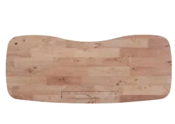 INTERhome Schreibtisch RUBBY 120 x 50 cm Rubberwood massiv