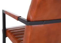 INTERhome Schwingstuhl BARCELONA cognac/ schwarz