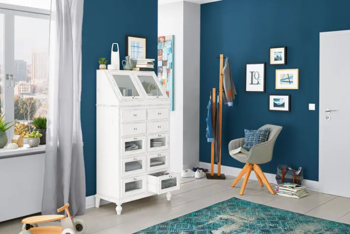 INTERhome Sessel CHILL Stoffbezug Grau 60 x 65 x 83 cm