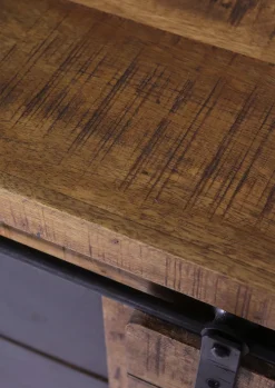 INTERhome Sideboard BARNEY 160 x 85 cm Mango Massivholz/schwarz