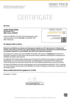 Janine Mako-Satin-Bettwäsche MONDERNCLASSIC 135 x 200 cm grün